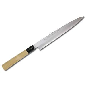 包丁 堺一文字光秀 青鋼 本霞 左出刃包丁150mm【送料無料・名入れ無料
