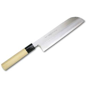 包丁 堺一文字光秀 白鋼 霞研 鎌薄刃包丁210mm【名入れ即日可能】 送料