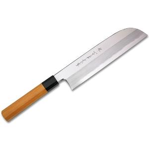 包丁 堺一文字光秀 白一鋼 紋鍛錬 出刃包丁180mm【名入れ即日可能