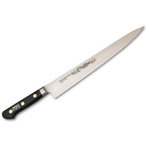 Misono ミソノ スウェーデン鋼 EU・カーボン鋼 龍彫刻入 筋引き270mm no122 名入れ即日可能 送料無料(北海道 沖縄を除く）ギフト包装無料 プレゼント 御祝｜ichimonji