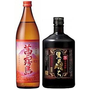 茜霧島900ml×1本、黒よかいち　芋焼酎720ml×1本の合計2本セット★空箱での梱包のためギフト...