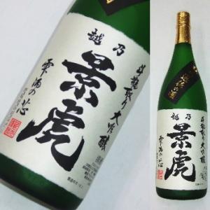 越乃景虎　斗瓶取り大吟醸　雫酒の芯　杜氏選抜の酒　1800ml