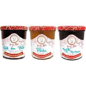 ミオ社のジャム３個セット ※離島と沖縄県へのお届けは別途1200円の送料がかかります。