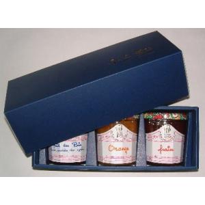 ミオ社のジャムギフトボックス入り３個セット ※離島と沖縄県へのお届けは別途1200円の送料がかかりま...