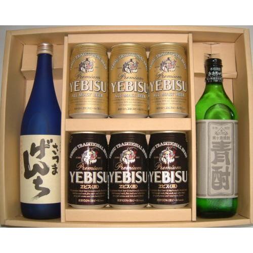 人気芋焼酎＆エビス６缶セット【送料込】