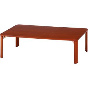 不二貿易:折脚ローテーブル (ブラウン) KSM-10575BR 00012843(メーカー直送品)(地域制限有) テーブル ローテーブル 机｜ichinennet-plus