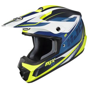 HJC Helmets:CS-MX2 ドリフト BLUE/YELLOW FLUO(MC3HSF) M HJH250BU41M HJCヘルメット｜ichinennet-plus