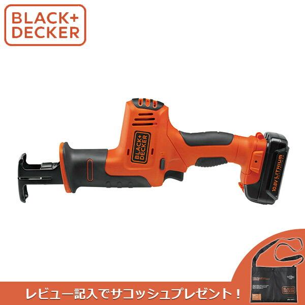 BLACK&amp;DECKER(ブラックアンドデッカー):10.8V コードレスレシプロソー BDR12K...