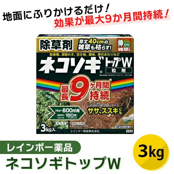 (あすつく)(15時迄当日出荷) レインボー薬品:ネコソギトップW 3kg 490347110107...