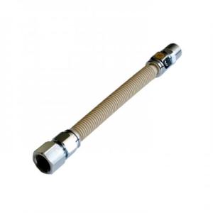 SHO15PI-300B】正英 LPガス用 300mm 金属フレキシブルホース15PI B 