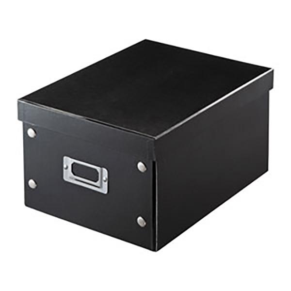 サンワサプライ:組み立て式DVD BOX（ブラック） FCD-MT4BKN