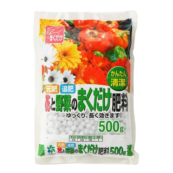 自然応用科学:花と野菜のまくだけ肥料 500g 4907579220340