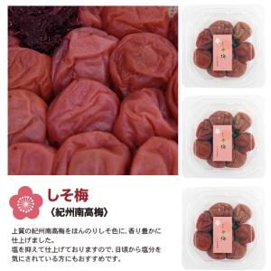 訳あり 紀州南高梅 しそ梅 塩分13% 100...の詳細画像1