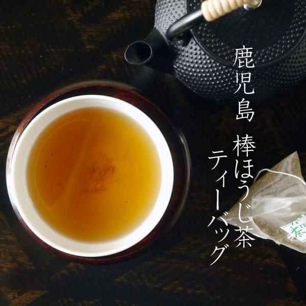 鹿児島 棒ほうじ茶ティーバッグ 3g×50P 紐付き 一番摘み 有機茶葉100%使用 お茶 緑茶 お...