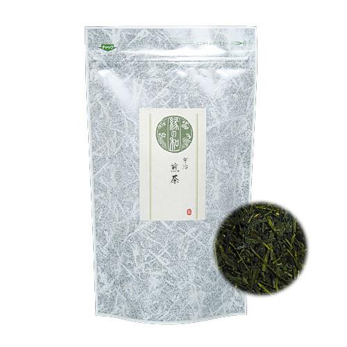 お茶 緑茶 宇治煎茶 チャック付き袋詰 200g(100g×2) 日本茶 茶葉 煎茶 宇治茶 メール...