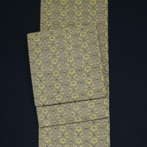 アンティーク帯 袋帯 紗 萩 東屋 紋紗 紗綾型 夏帯 夏着物 美品 レトロ