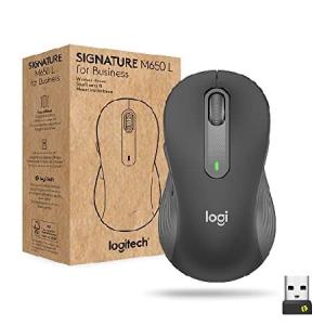 Logitech Signature M650 L for Business Wireless Mouse, for Large Sized Hand