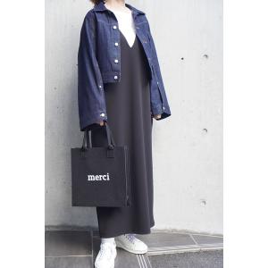 PASSIONE（パシオーネ） 袖口リブ Vネックデニムジャケット Gジャン