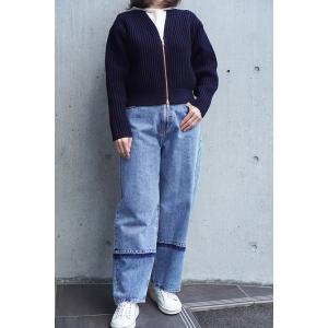 Cafune カフネ 大人気 ノーカラーデニムジャケット 535409 : ICHITA