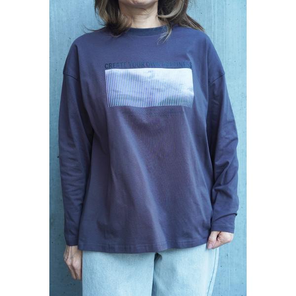 【20％OFF】PASSIONE パシオーネ レディース プリントロゴ ロングカットソ― 長袖カット...