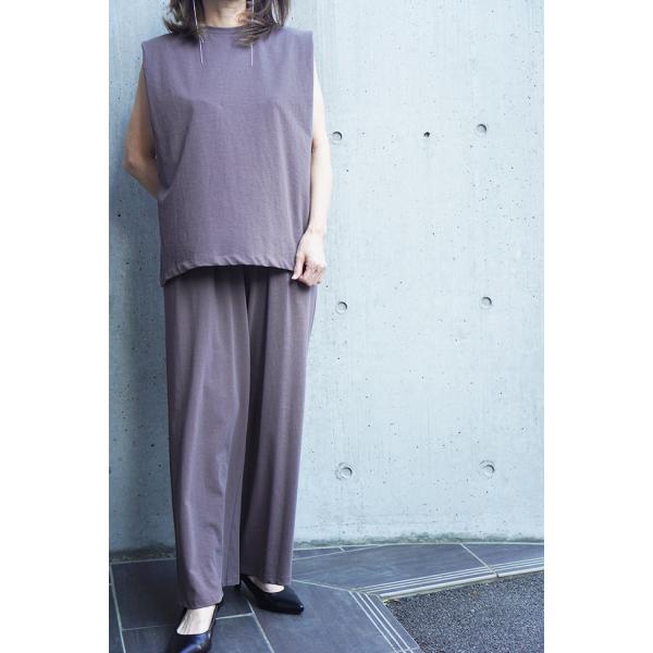 【30％OFF】Cafune　カフネ　コットン100％　スリーブレスカットソー　525934