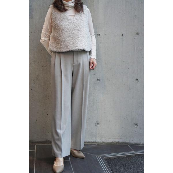 PASSIONE パシオーネ ショートボアベスト レディースベスト ボアベスト 秋冬ベスト もこもこ...