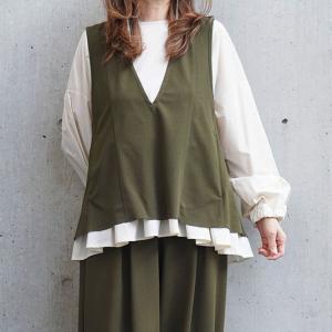 ayane アヤン テンセルデニムフリルポンチョ : セレクトショップブルー