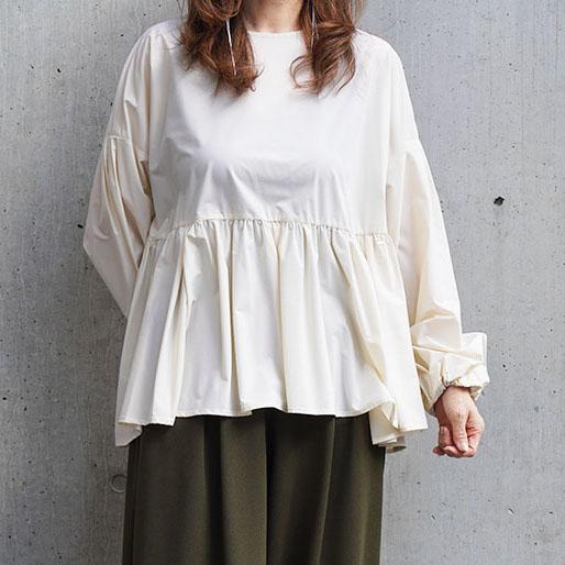 ayane アヤン ボリュームスリーブ ペプラムブラウス レディースブラウス きれいめコーデ 816...