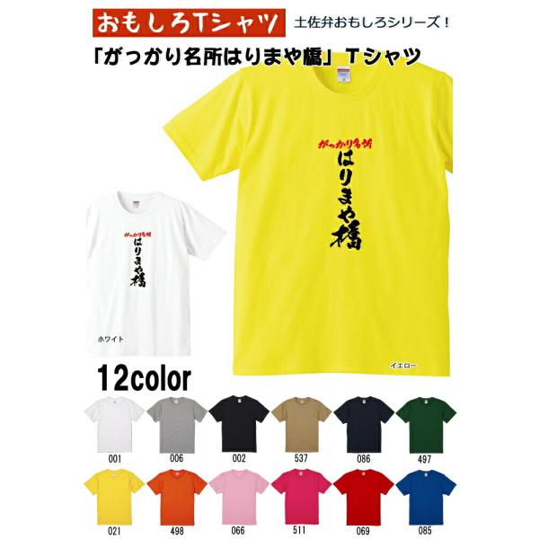 がっかり名所はりまや橋 Tシャツ ご当地シリーズ おもしろTシャツ 半袖 男女兼用 お土産 ギフト ...