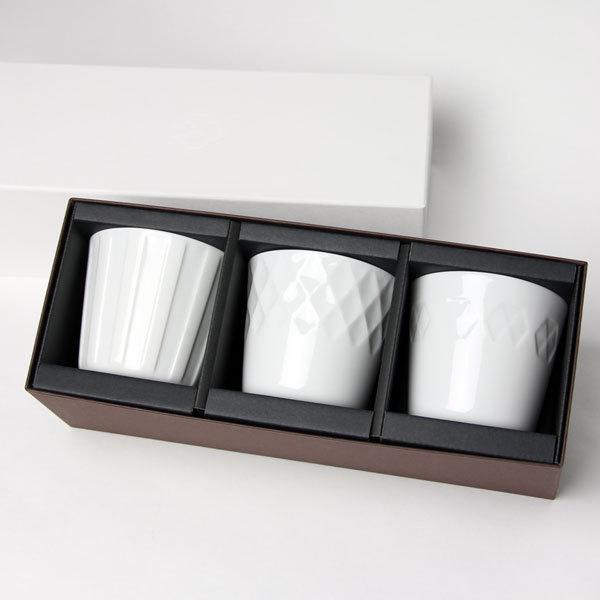 カップ 小田陶器 美濃焼 日本製  honoka ほのか ロック 3個入 ギフトセット