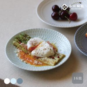 小田陶器 sazanami さざなみ 16皿 食器 モダン 磁器 美濃焼 日本製