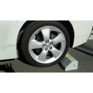コンクリート製車止めブロック(反射板付) パー...の詳細画像1