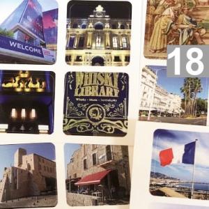 僕の旅日記 シール ステッカー 世界 芸術 アート 風景 街角 カフェ 海辺 18枚セット オリジナ...