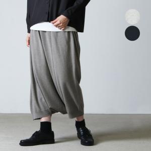 evameva (エヴァムエヴァ) wool sarrouel pants / ウールサルエルパンツ｜icora