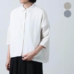 evameva (エヴァムエヴァ) linen shirt / リネンシャツ｜icora