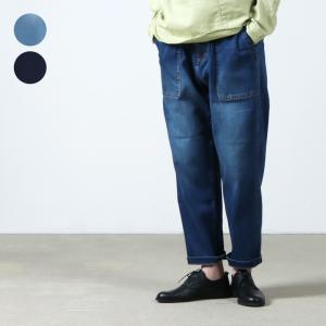 GRAMICCI (グラミチ) STRETCH DENIM LOOSE TAPERD PANTS #UNISEX / ストレッチデニム ルーズテーパードパンツ (ユニセックス)｜ICORA ヤフーショッピング店