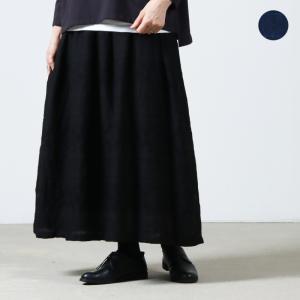 【30% OFF】Vlas blomme (ヴラスブラム) ギャザースカート Zellige｜ICORA ヤフーショッピング店