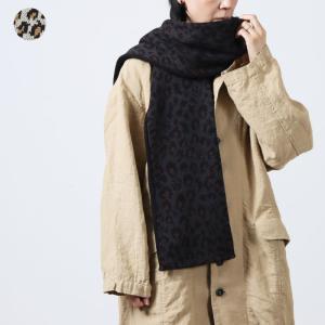 RoToTo (ロトト) REVERSIBLE CHUNKY MUFFLER「LEOPARD」 / リバーシブルチャンキーマフラー レオパード｜icora