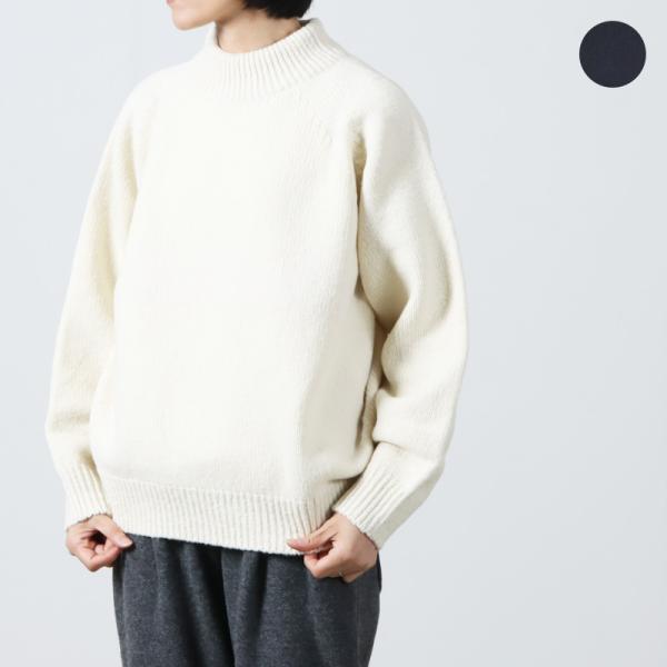 【20% OFF】crepuscule (クレプスキュール) W/G Moc Neck L/S si...