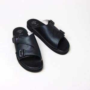 foot the coacher (フットザコーチャー) DOUBLE BELT SANDALS(HARDNESS 60 SOLE) / ダブルベルトサンダル ハードネス60ソール｜icora