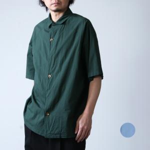 【50% OFF】08sircus (ゼロエイトサーカス) Compact lawn garment dyed over shirt / コンパクトローンガーメントダイオーバーシャツ｜icora