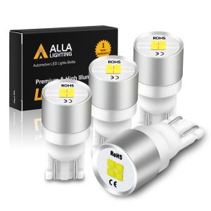 Alla Lighting最新4x T10 194 168 LED電球W5W 2825 175 158 CAN-BUS 6000Kホワイトライセ｜icoro