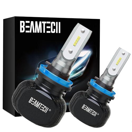 BEAMTECH H11/H8/H9 LED電球 S1シリーズ ファンレス 10000LM 50W ...
