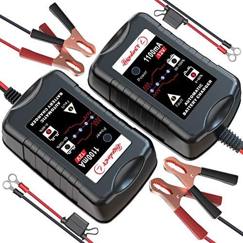 2-Pack LEICESTERCN 12V Battery Trickle Charger Mai...