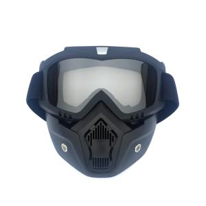 Hao Motorcycle Goggle Mask WindProof Anti-Fog保護デタッチ可能な調整可能なタクティカルグラスサイクリ｜icoro