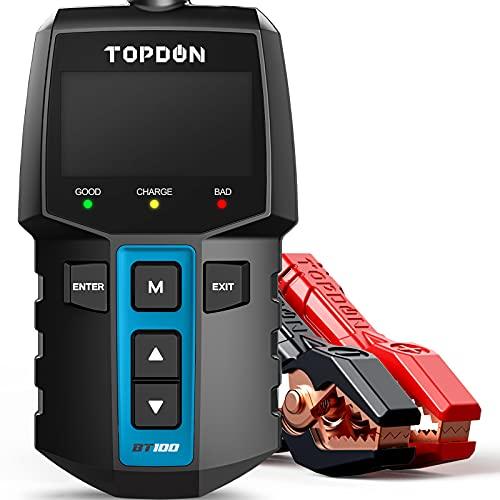 TOPDON BT100 Car Battery Tester 12V Load Tester  1...
