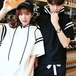 カップル ペアルック パーカ スポーツウエア メンズ レディース トレーナー スウェット ガン プルオーバーパーカー 長袖 フード付き 春 秋冬 ジャージ 男女兼用 Cbpair47 Icoup 通販 Yahoo ショッピング