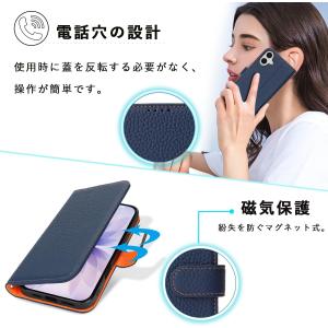 本革 iphone17 ケース 手帳型 iph...の詳細画像2