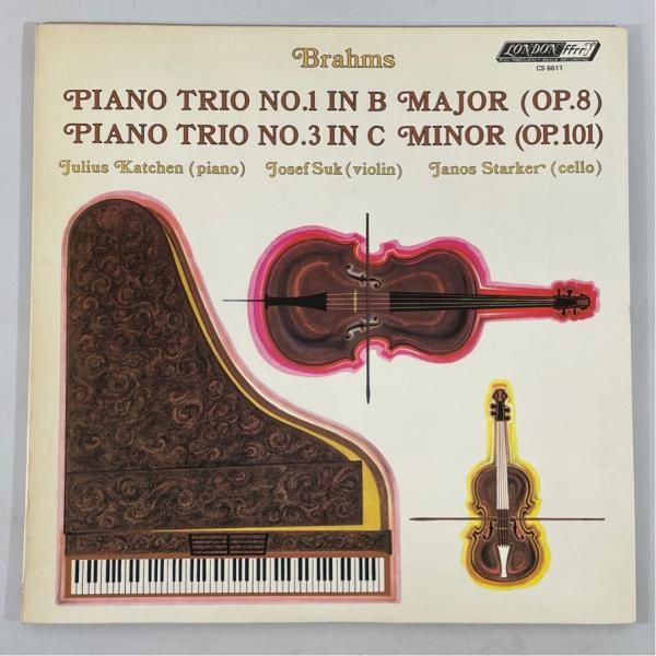 英LONDON CS.6611 ブラームス ピアノ三重奏曲1/3番 カッチェン スーク シュタルケル...