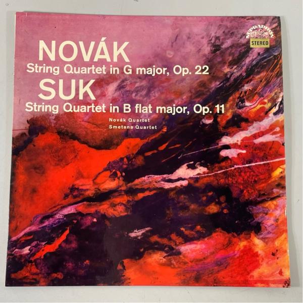チェコSUPRAPHON SUA ST 50552 ノヴァーク四重奏団 ノヴァーク 弦楽四重奏曲 o...